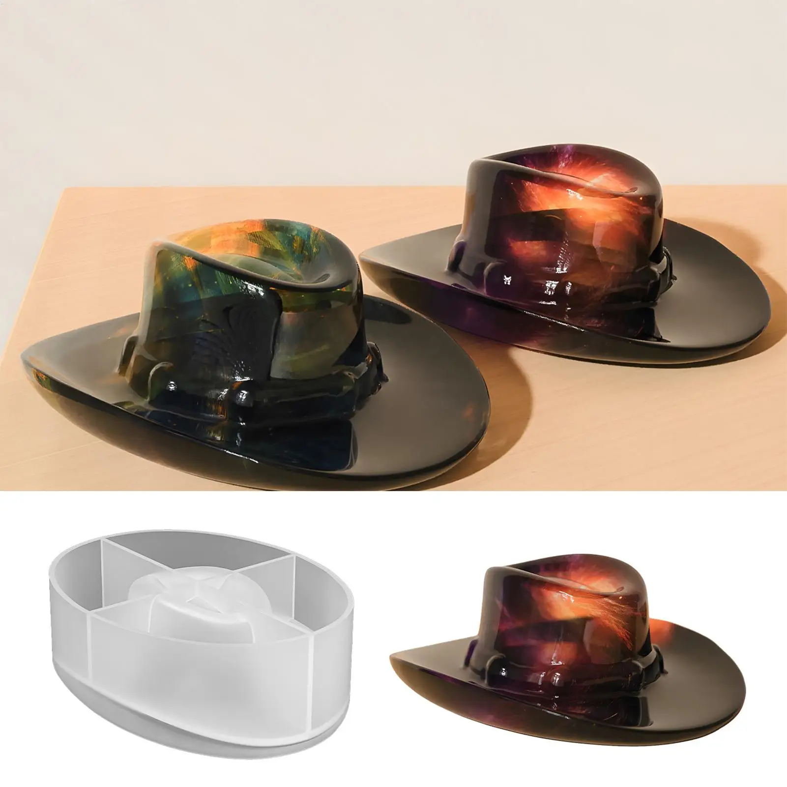 

Silicone Mold For Chocolate Western Hat Silicone Mold Easy Release Cake Decoration Mould Reusable Tool For Baking Desserts Soap