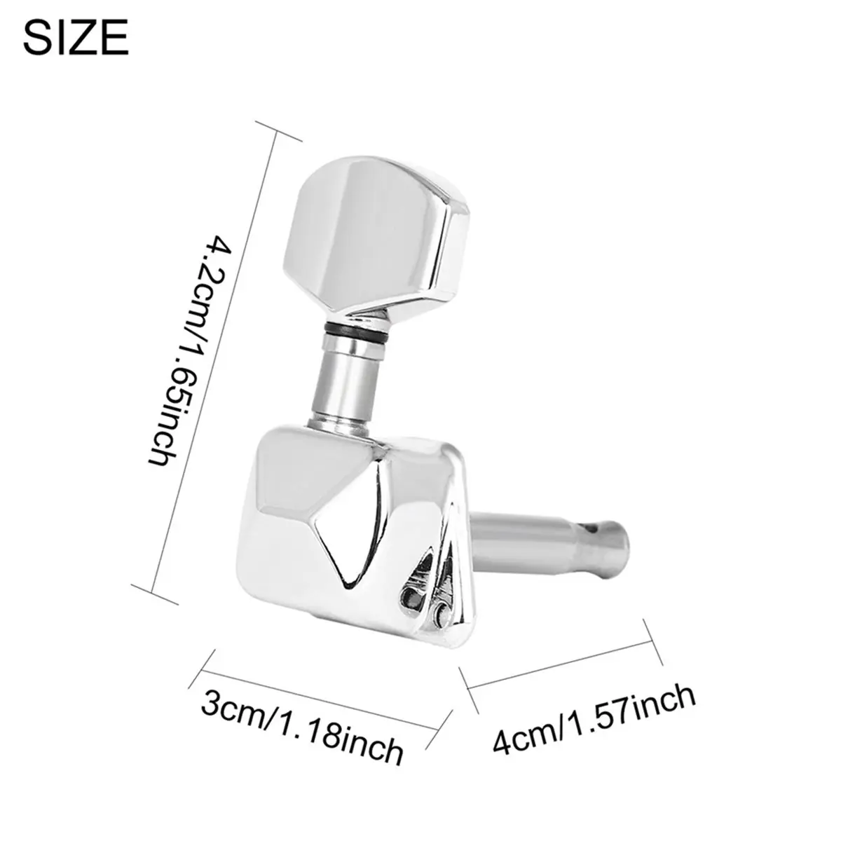 A61P 3L3R Guitar Tuning Pegs Keys Fully-Closed Guitar String Tuning Keys Machines for Acoustic Guitar