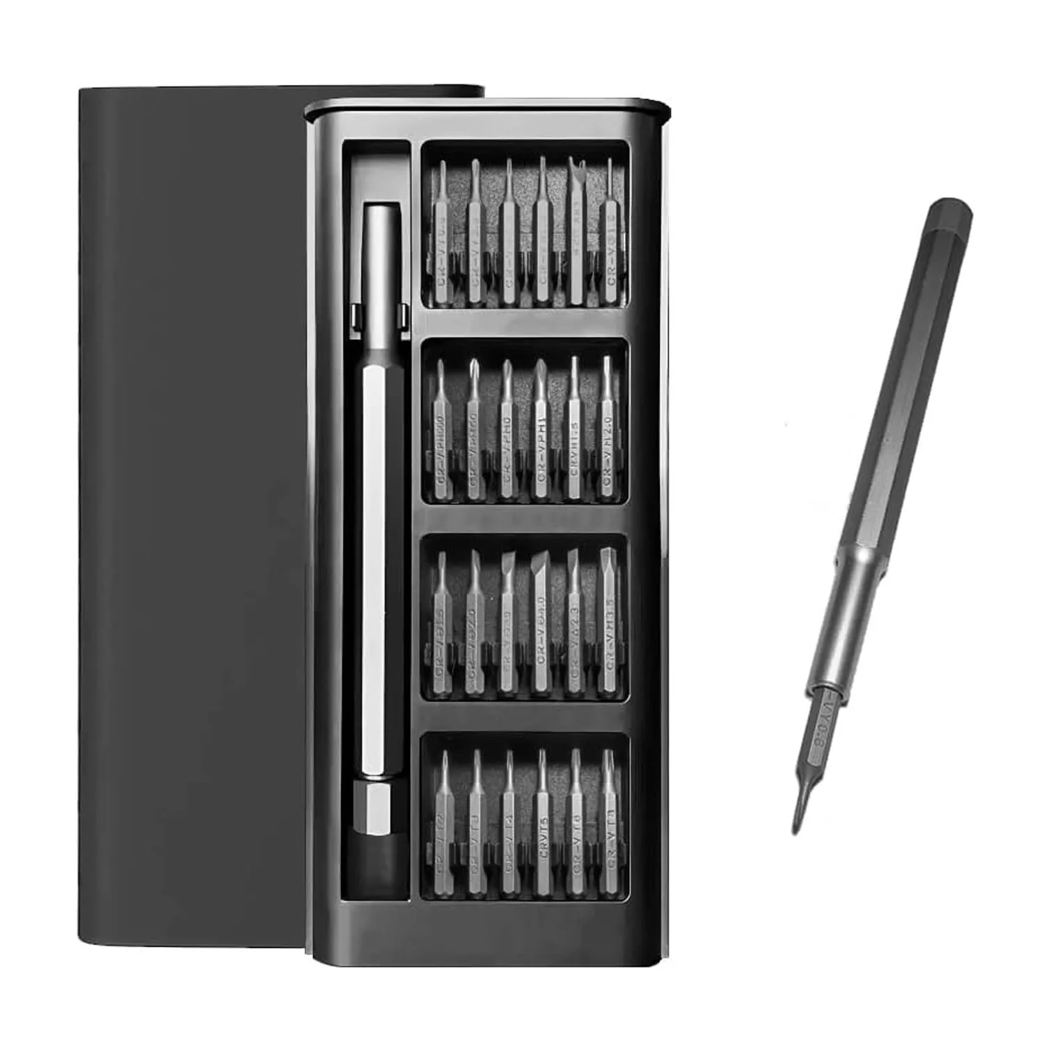 24-in-1 Precision Screwdriver Set Low Magnetic Mini Repair Kit for Phone Laptop MacBook Ring Doorbell