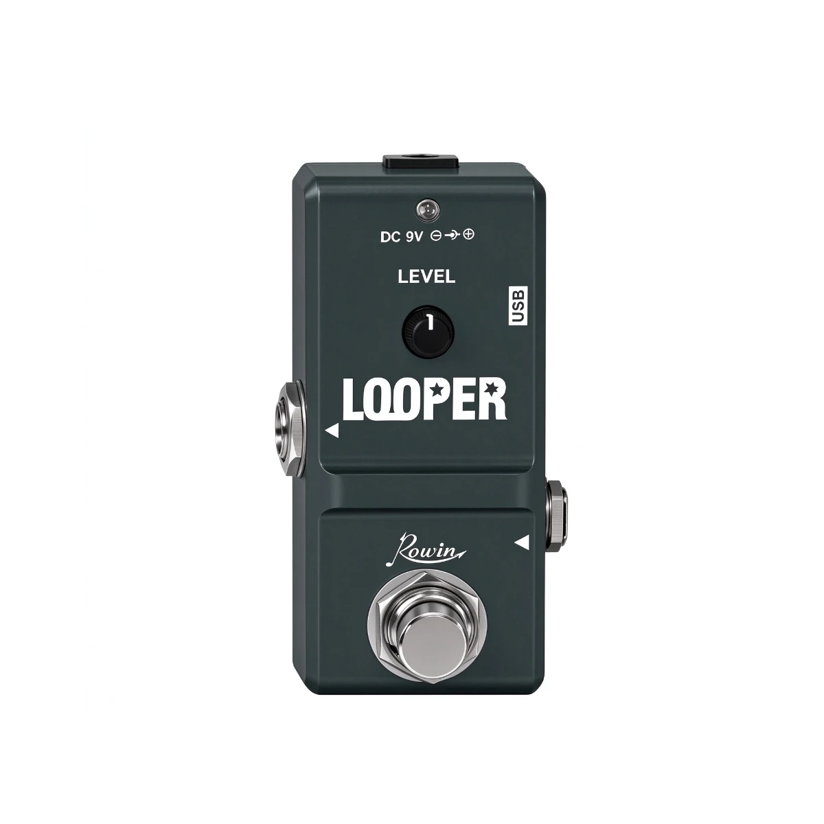 Rowin NANO Looper Pedal 10 Mins Loop Station Super Tiny Size One‑Key Looper Stompbox for Guitar & All Electronic Instruments`