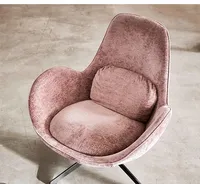 S Lazy Sofa Swivel Chair Sofa Light Luxury Living Room Balcony Leisure Reading Rotating Snail Office Chair