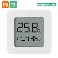 Xiaomi Mijia Temperature Humidity Sensor Bluetooth Thermometer 2 Digital Hygrometer Works With MiHome Smart Home With Battery