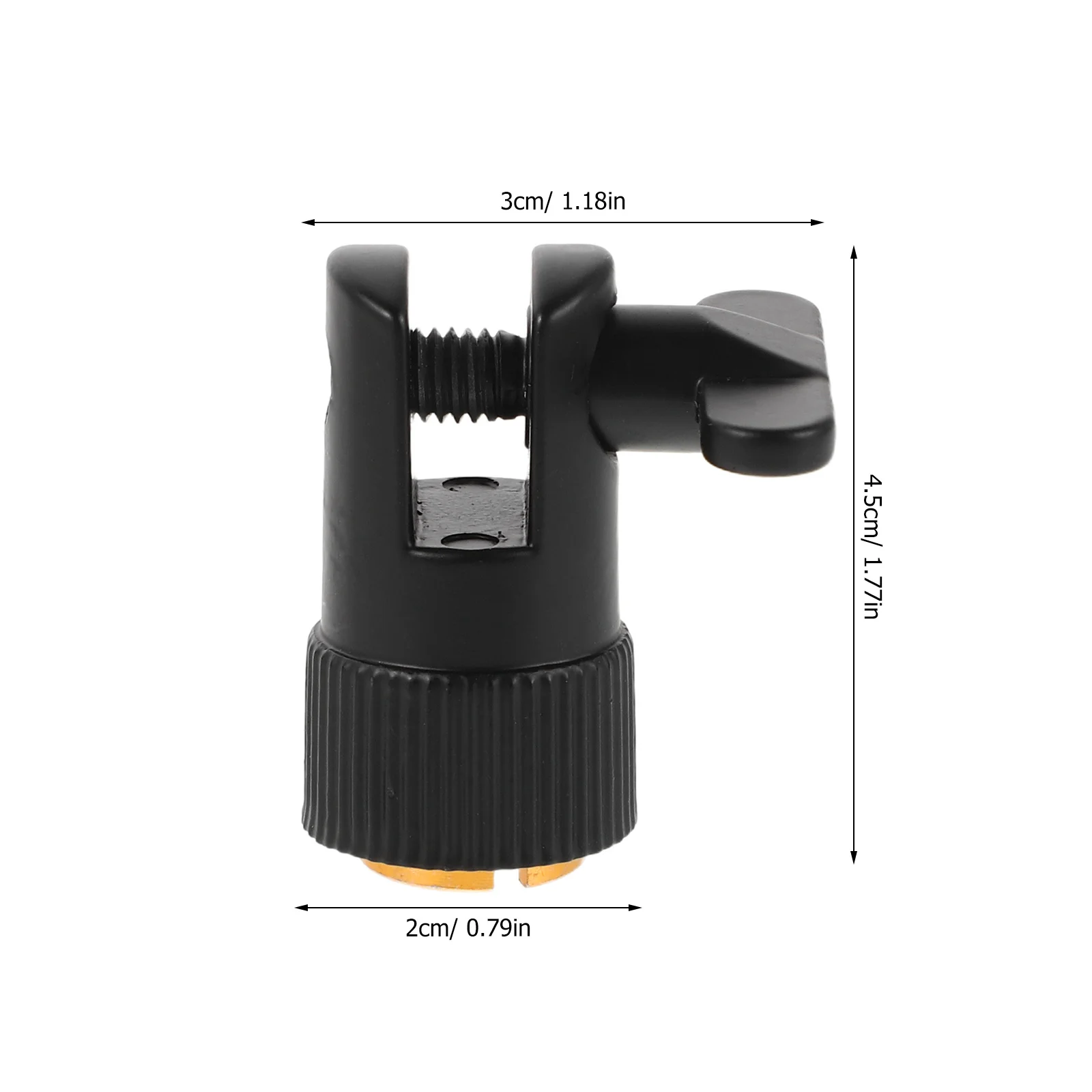 4.5cm マイクショックマウントアダプター 防振クリップ スタジオ録音用 ユニバーサルマイクホルダーマウントスタンドアクセサリー