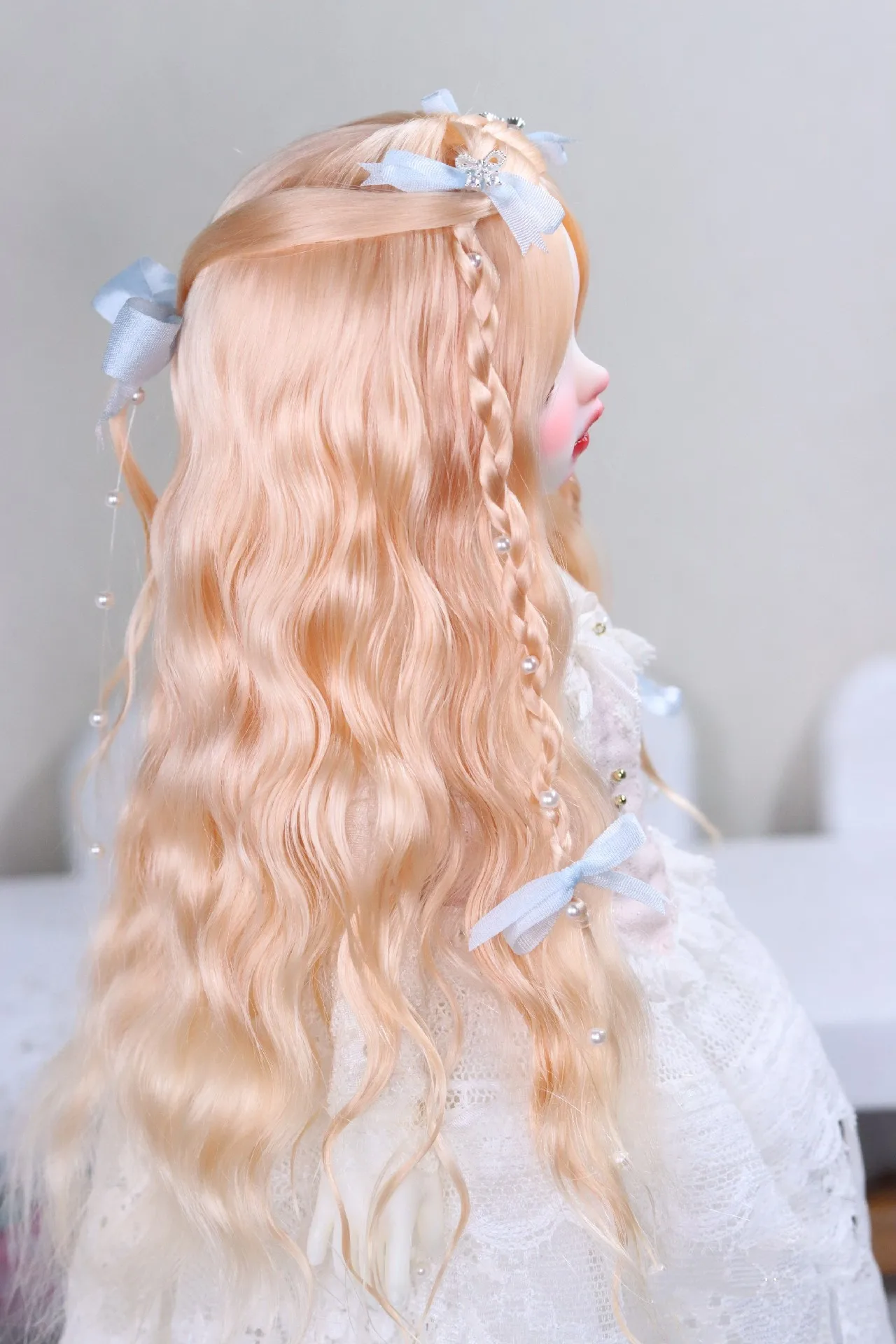 

Wig For Doll 1/6 BJD Doll Styling Wig, Sweet Style Princess Wig