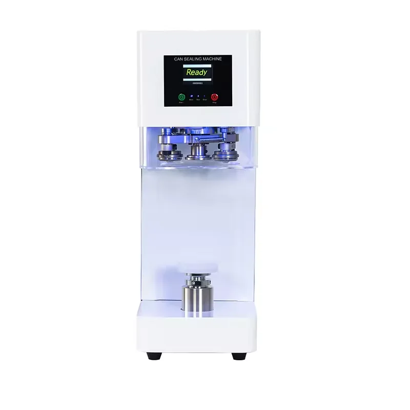 New Generation  Automatic Plastic Seamer Machine Tin Can Pressure Sealing Beer Soda Bubble Lids Sealing Machines