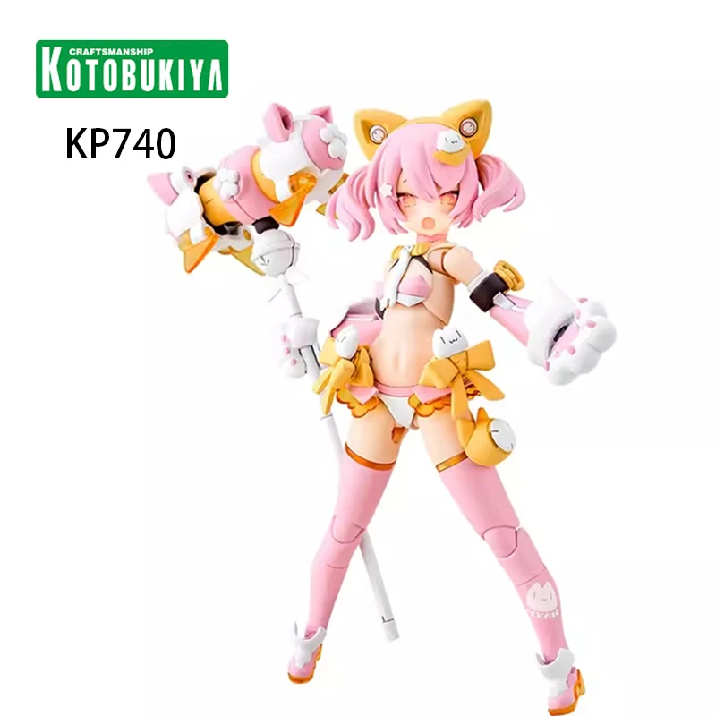 

Оригинальный Kotobukiya KP740 Megami Device B2 Puni Mofu Mao Blade в сборе, набор моделей, экшн-кавайная кукла, аниме Модели, игрушки