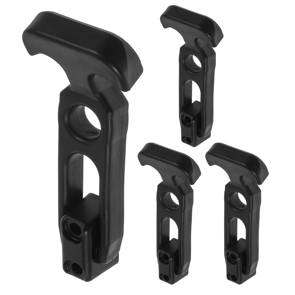 

4pcs T Handle Latches Rubber Material Engine Hood Latches Vibration Damping For Industrial Applications