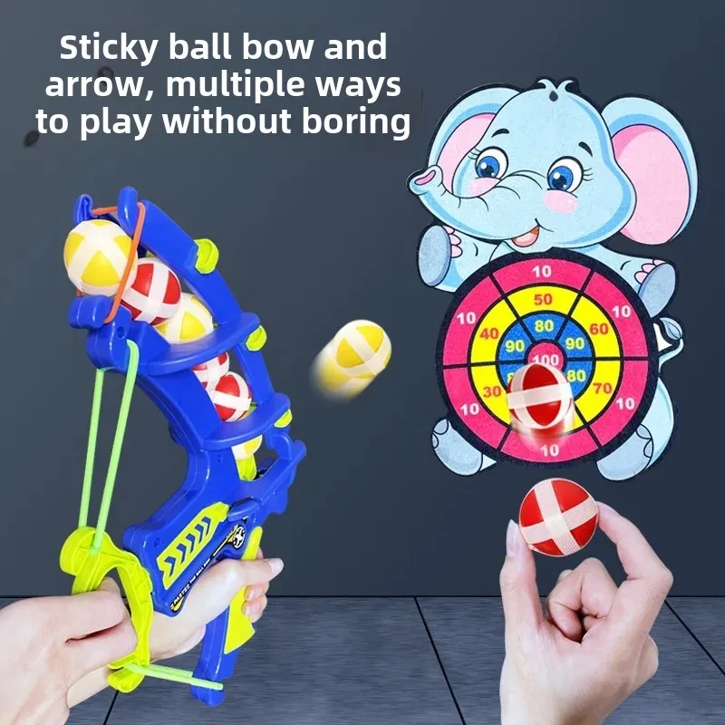عبر الحدود للأطفال لزجة الكرة القوس والسهم لعبة اطلاق النار لعبة السهام مجلس الهدف ممارسة شفط كأس الكرة اطلاق النار #3