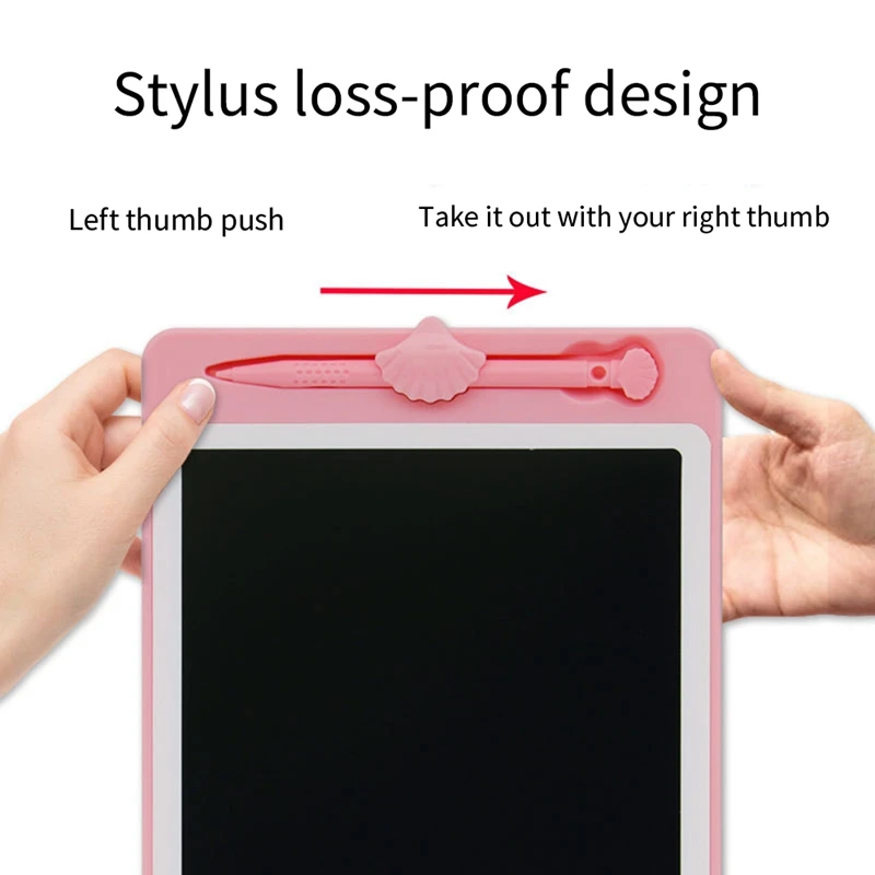 حماية العين LCD بخط اليد المجلس ، الكتابة على الجدران باليد لون الكتابة المجلس ، لوحة الرسم قذيفة ، 8.5"