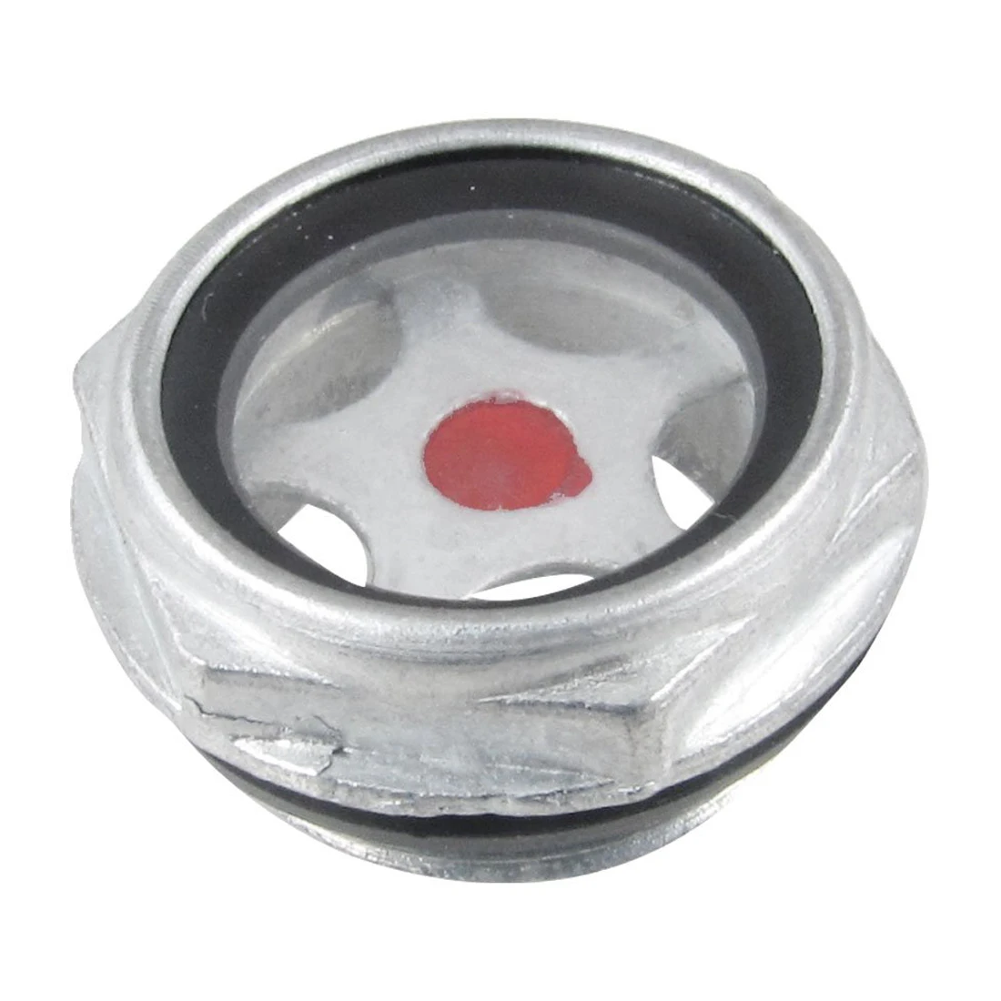 ネジ付き金属製エアコンプレッサー,油圧レベル,サイトグラス,オス,26mm