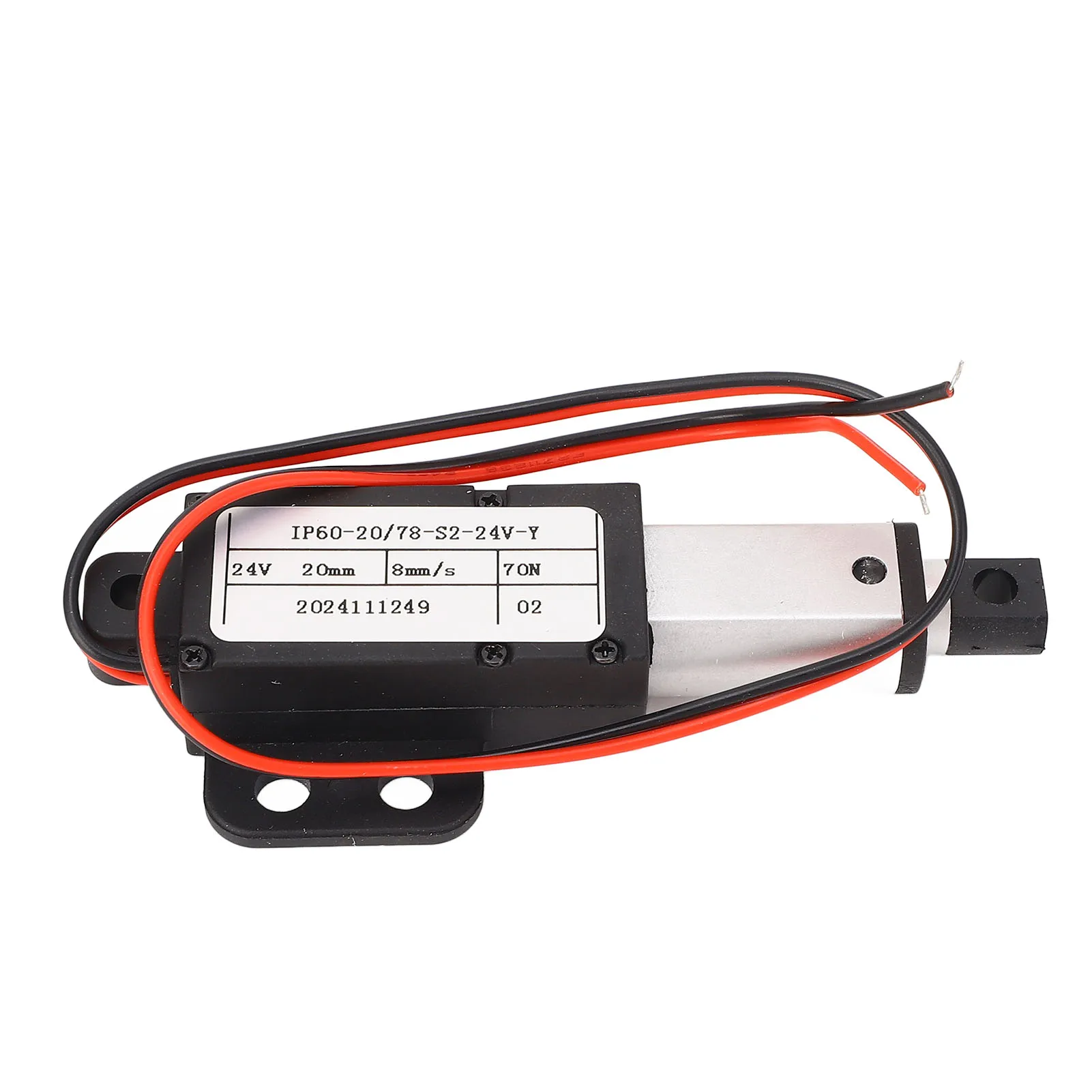 Mini Linear Actuator with Wing 24V Electric Actuator for Sofa Robot Servo 20mm Stroke 70N Thrust 8mm/s Speed