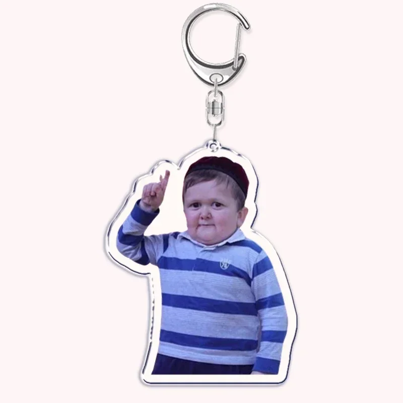 Funny Hasbulla Magomedov Boxer Keychain Keyring Key Chains Chaveiro Cute Llavero Keychains for Bag Pendant Aaccessories Gift