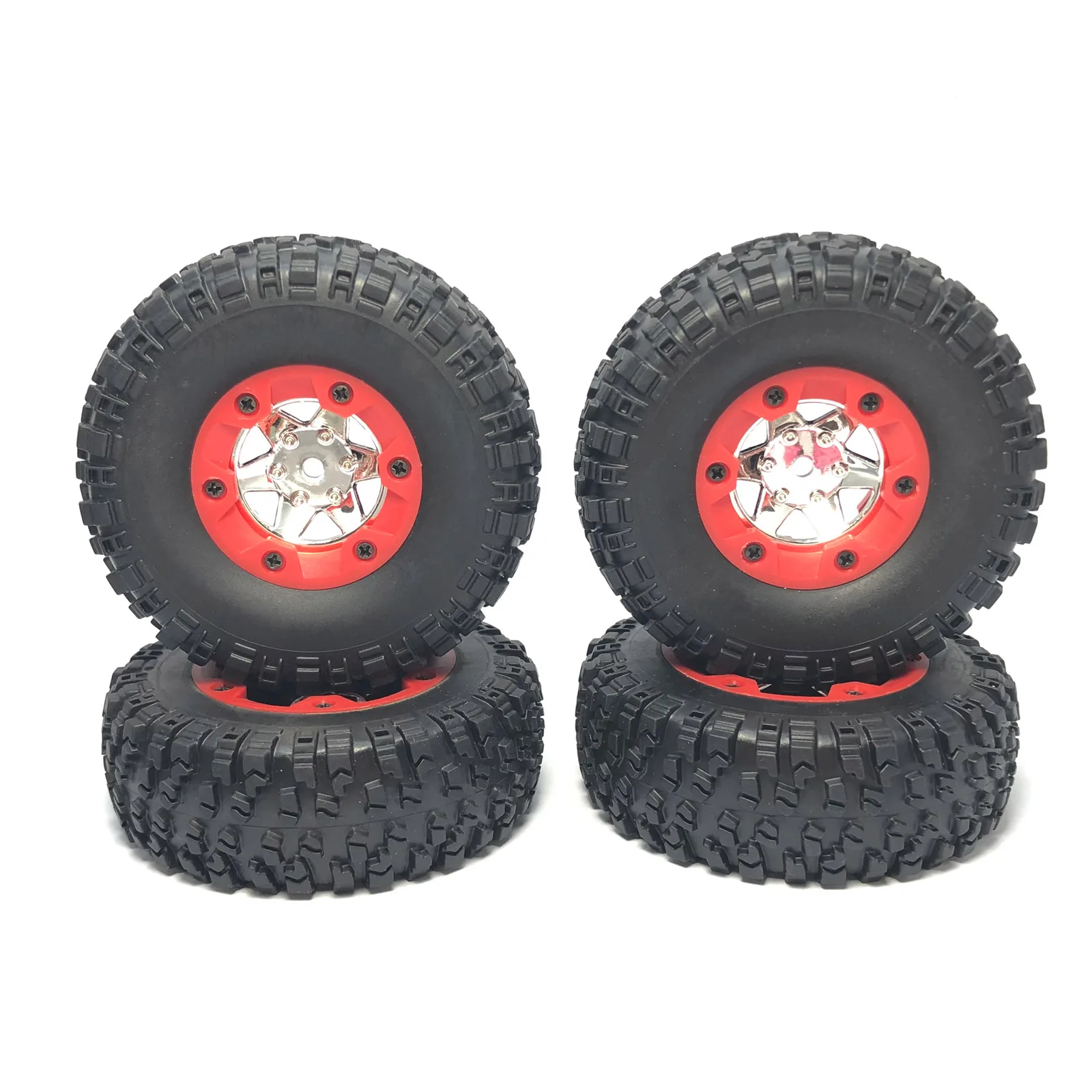 Original Wltoys 12428 12423 Rubber RC Car Wheels Tires for 124018 124019 144001 1/12 FY03 01/02/03/04/05 Q39 Q40 Q46 RC Car