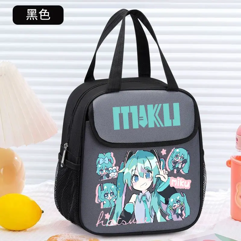 جديد هاتسون ميكو أنيمي الكرتون نمط المحمولة معزول حقيبة حفظ الطعام الإبداعية kawaii سميكة الألومنيوم احباط طالب بينتو حقيبة