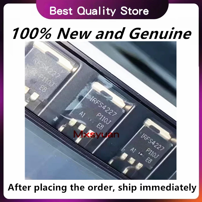 

10PCS/LOT IRFS4227 IRFS4227PBF IRFS4227TRLPBF TO-263 130A 200V MOS FET 100% New and Genuine