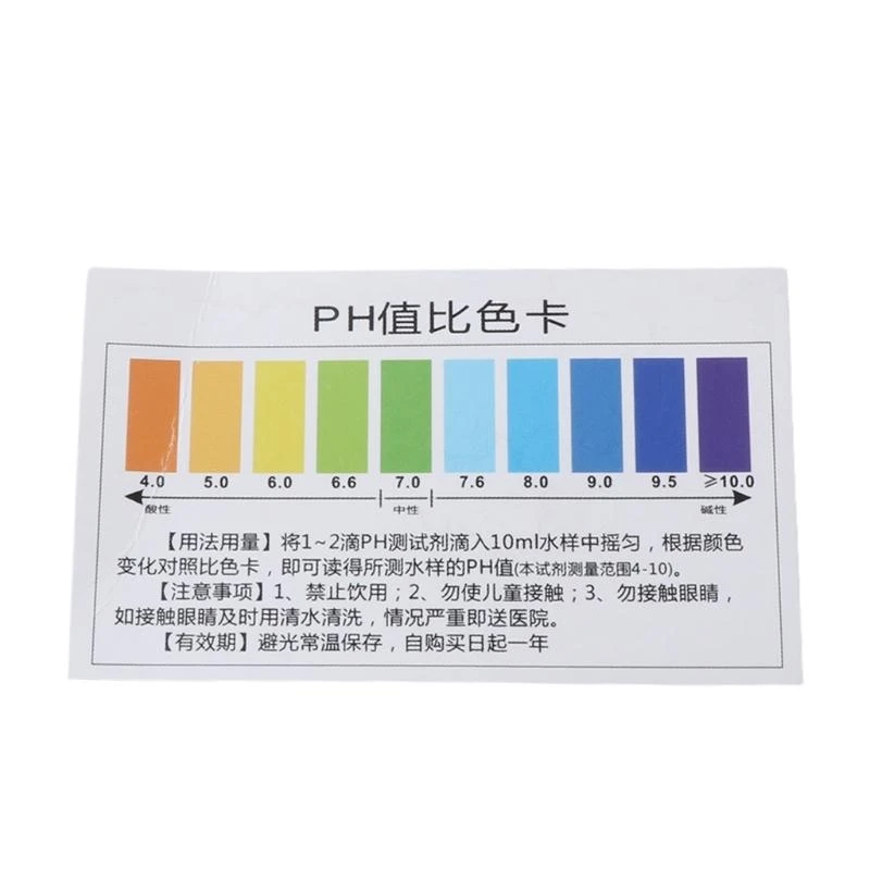 10ml Test Liquid Used to Detect Tap Water for Home Tap and Well Water