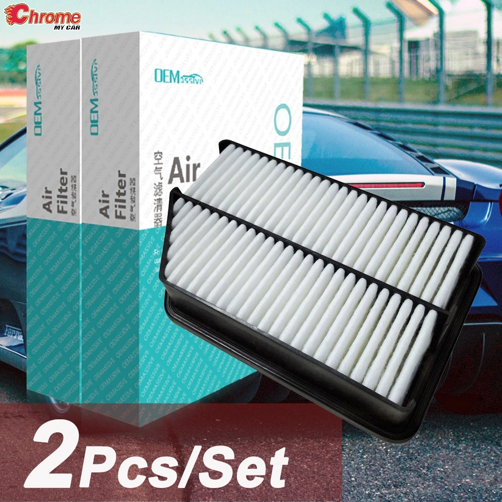 2Pc Cars Engine Air Filter Cleaner Element Car Parts Accessories 28113-2S000 For Hyundai Tucson ix ix35 i40 Elantra KIA Sportage