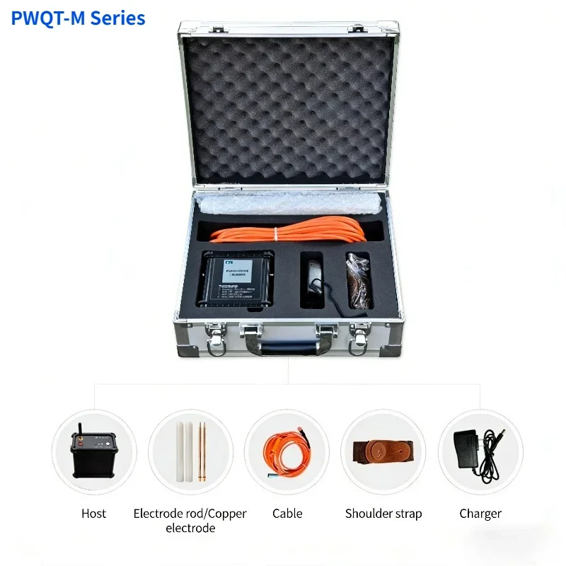 

PQWT-M100 Mobile Groundwater Detector Phone Control Underground Water Finder Precise Positioning Well Drilling Tool