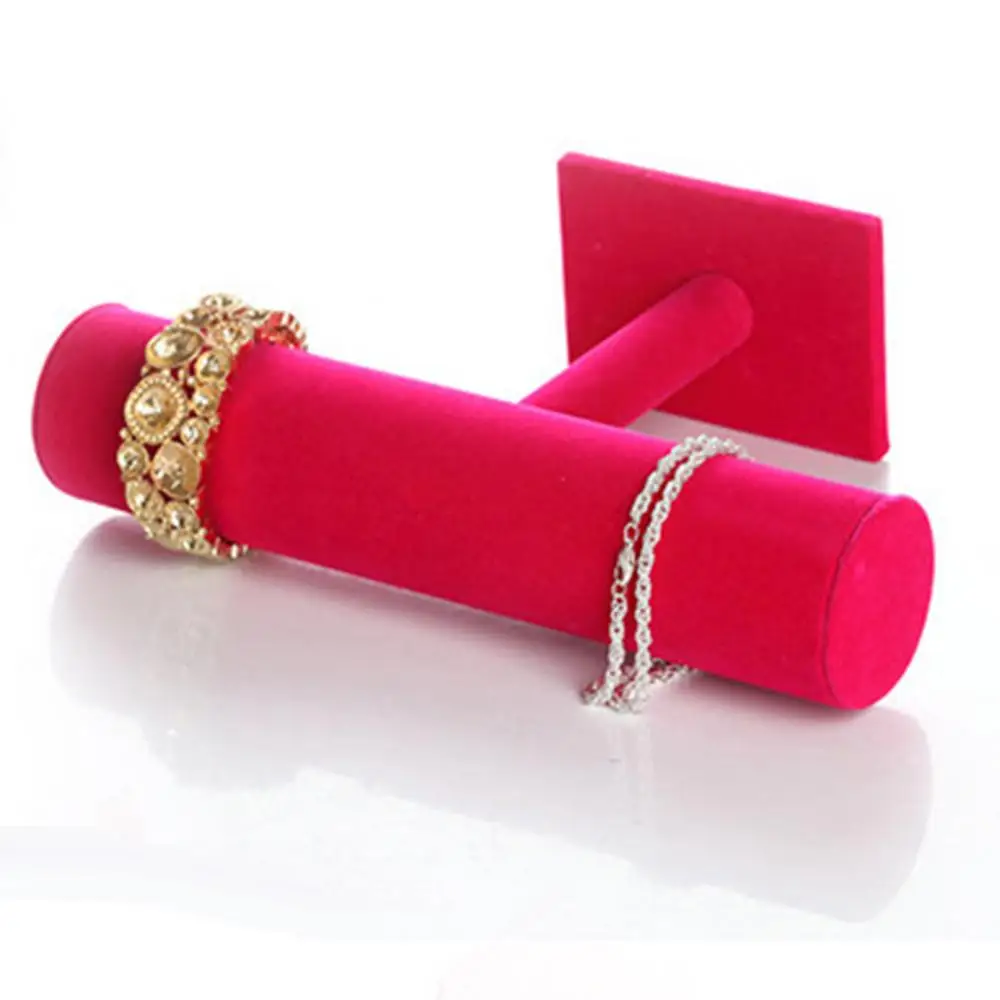 T-Shape Fashion Velvet Bracelet Bangle Necklace Jewelry Display Stand Holder Jewelry Organizer for Bracelet Choker - view 5