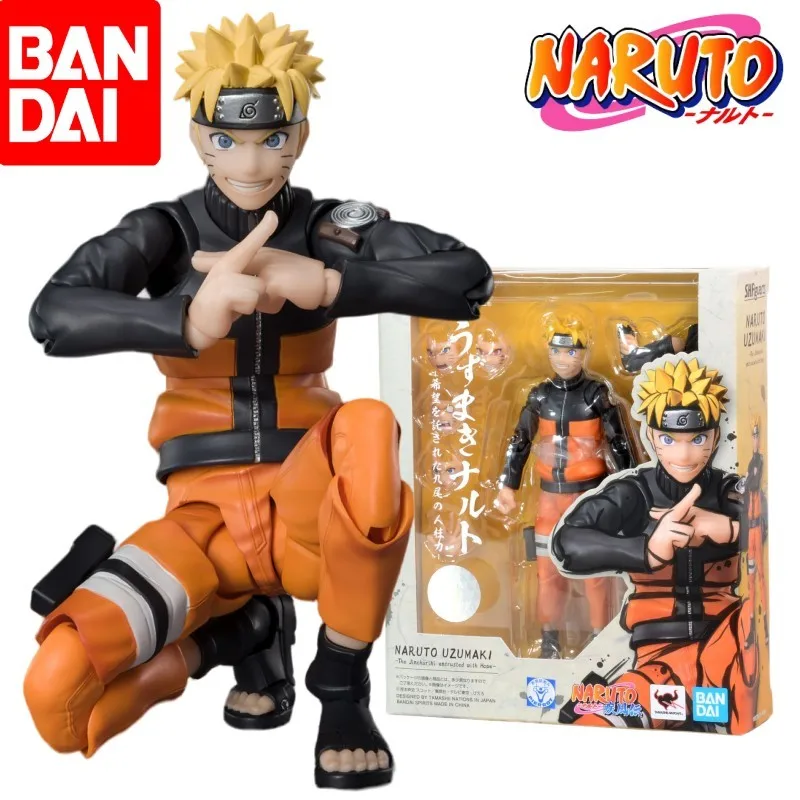 

Шарнирная экшн-фигурка Bandai SHF Naruto 2,0, искусственная кожа, японская версия, украшение