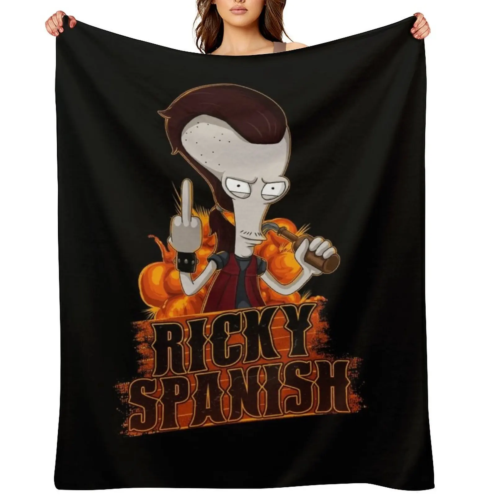 

Ricky Spanish Throw Blanket cosplay anime Thin heavy to sleep Stuffeds Blankets