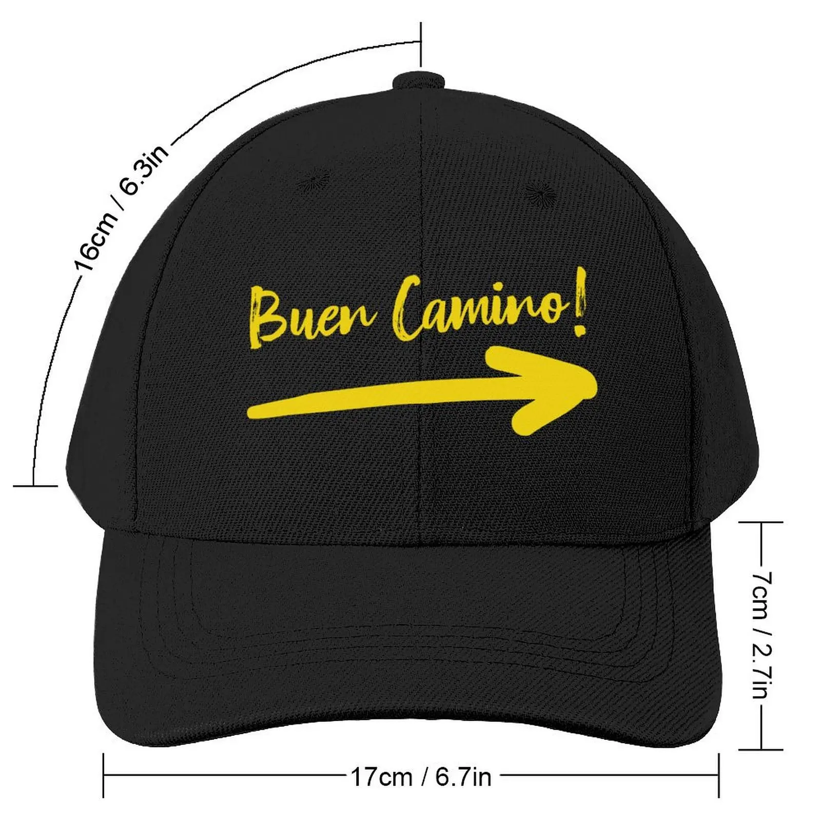 Buen camino de Santiago Baseball Cap Fishing cap Custom Cap sun hat Men's Caps Women's