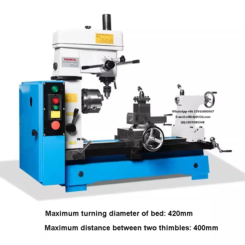 HQ400 750W Multi-purpose Mill Lathe and drilling Machine Lathe Accessories Metal Lathe Holder