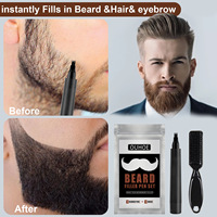 Men's Professional Mustache Growth Repair Pen - Beard Filler & Sideburn Enhancer Kit for Whiskers and Face Nutrition