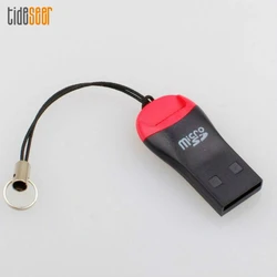 미니 USB 2.0 마이크로 SD t-플래시 TF 메모리 카드 리더 어댑터, 휘슬 스타일 휴대하기 쉬운 300 개