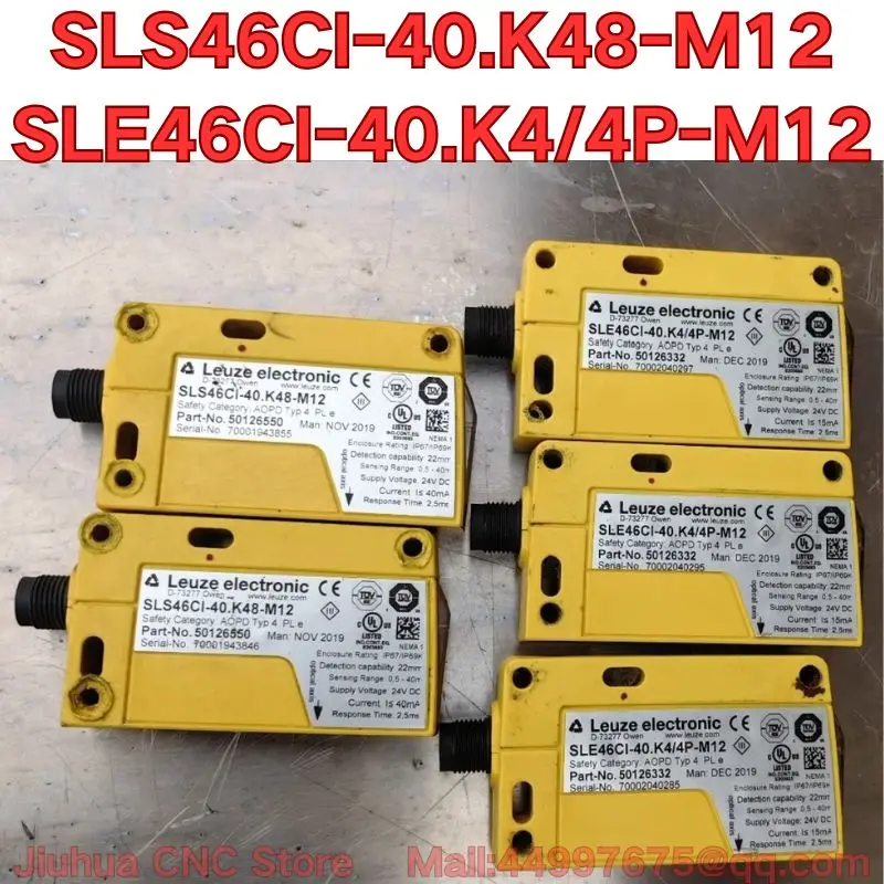 

Second-hand SLS46CI-40.K48-M12 SLE46CI-40.K4/4P-M12 sensor function test is normal