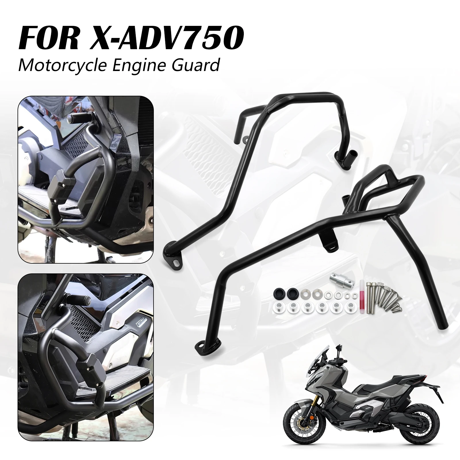 

Защитная дуга двигателя (крэшбар) для мотоцикла Fit X-ADV 750, комплект защиты рамы для XADV750 X ADV 750 2021 2022 2023 2024 2025