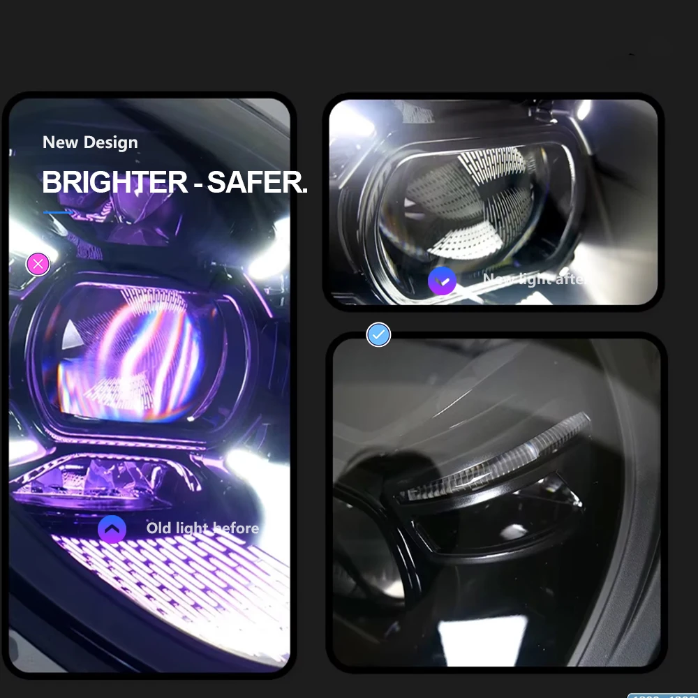 AKD Car Styling for Porsche 911.1 911.2 Headlights 2012-2018 991 LED Headlight Projector Lens DRL Head Lamp Auto Accessories