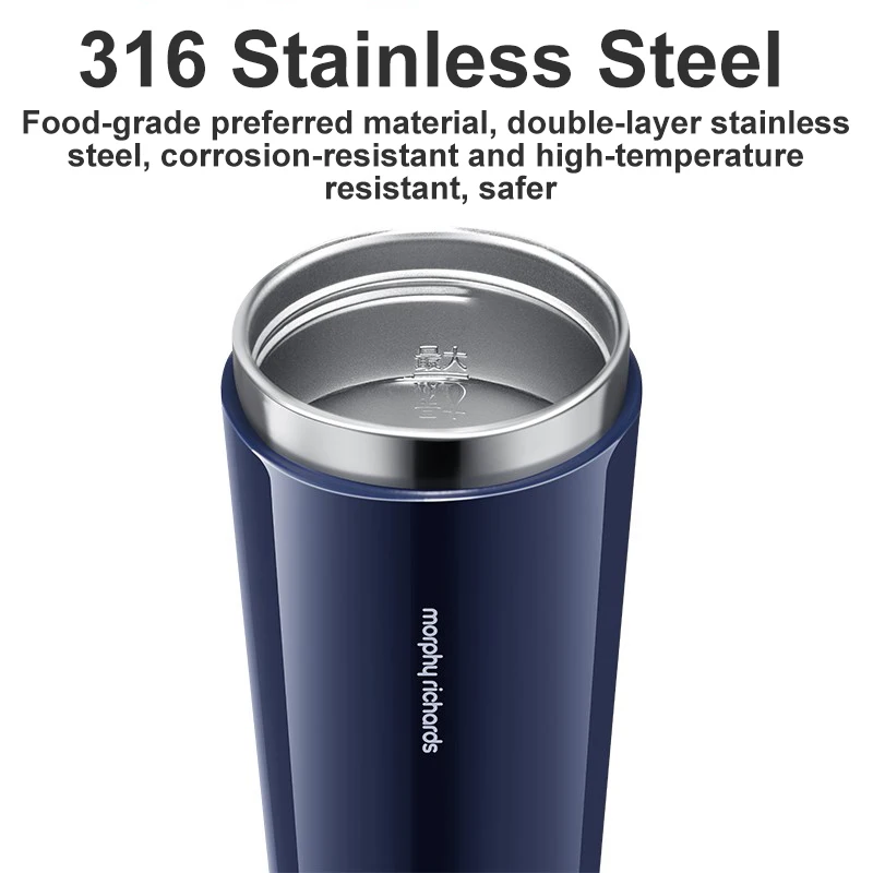 Morphy-hervidor de agua eléctrico, taza térmica para hacer té, café, viaje, mantiene el calor, inteligente, electrodomésticos de cocina