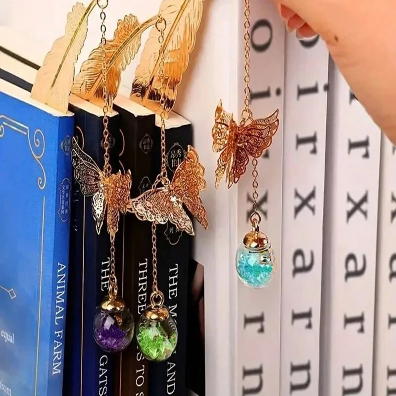 صندوق هدايا كلاسيكي من المعدن الصيني المرجعي Avec Plumes Et Papillons Mode Papeterie Souvenir Pour Enseignants Et Amis Camarade #1