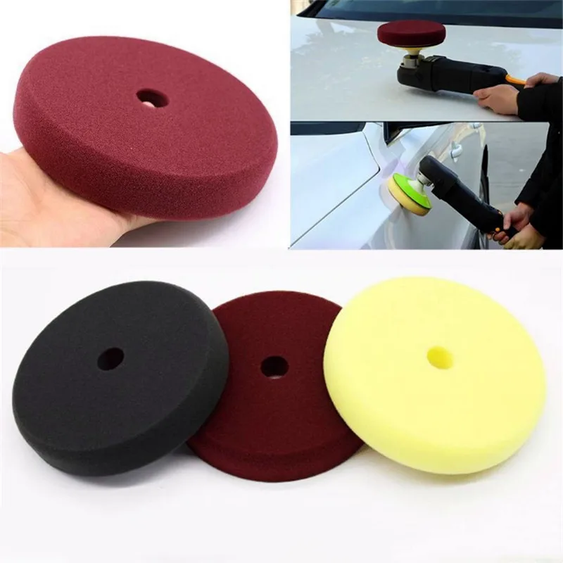 6/7 Inch Sponge Plate Polishing Pad Coarse And Medium Fine Car Polishing Waxing Reduction Disk Sponge Polish Wheel Sponge Wheel