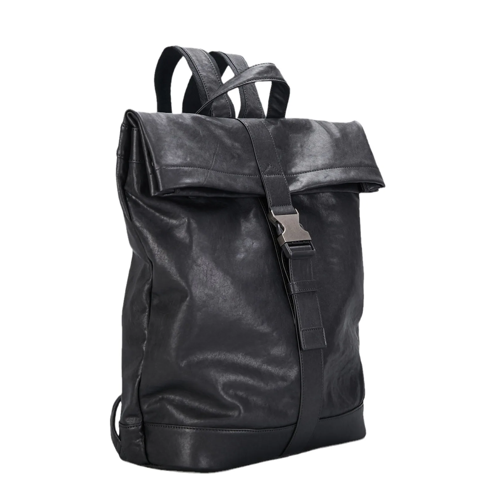 New Premium Top Grain Leather Backpack for Men Stylish Business Casual Carryall Spacious Modern Work Bag Everyday Use
