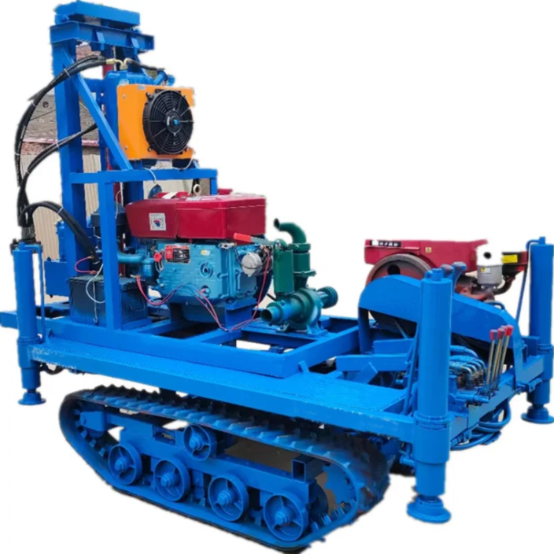 YG Construction Equipment China Crawler Mounted Hole Drilling Rig Machinery 200m Deep Hydraulic Water Well Drilling Rig Machine