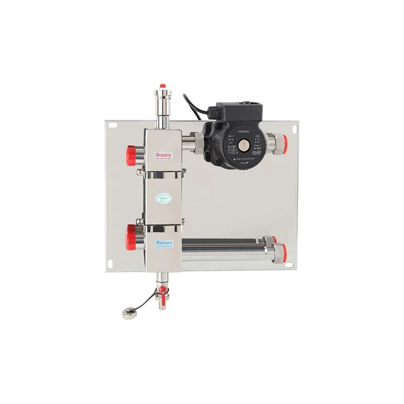 

Stainless steel dual heat source heating system centralized