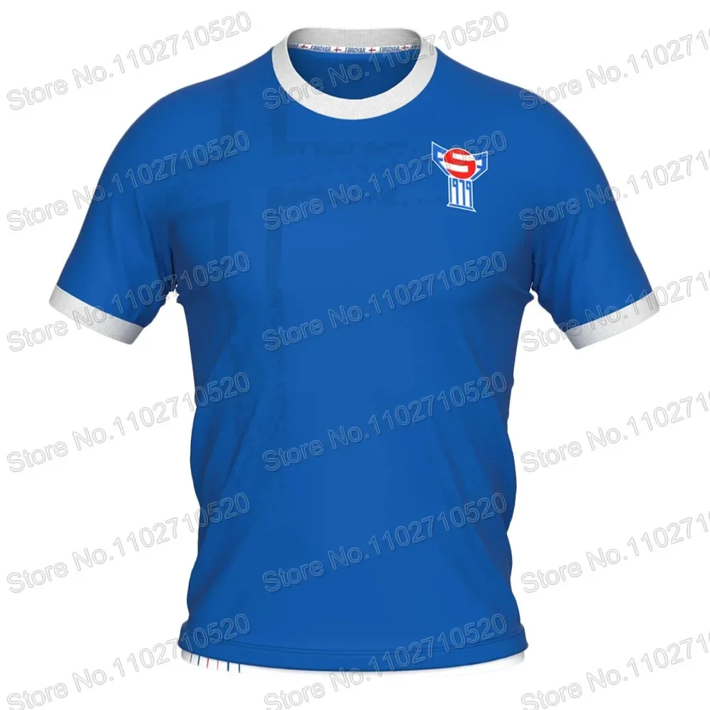 Faroe Islands National Jersey team 2024 T Shirts 3D Print Mens Summer Running Streetwear Casual Training Clothes