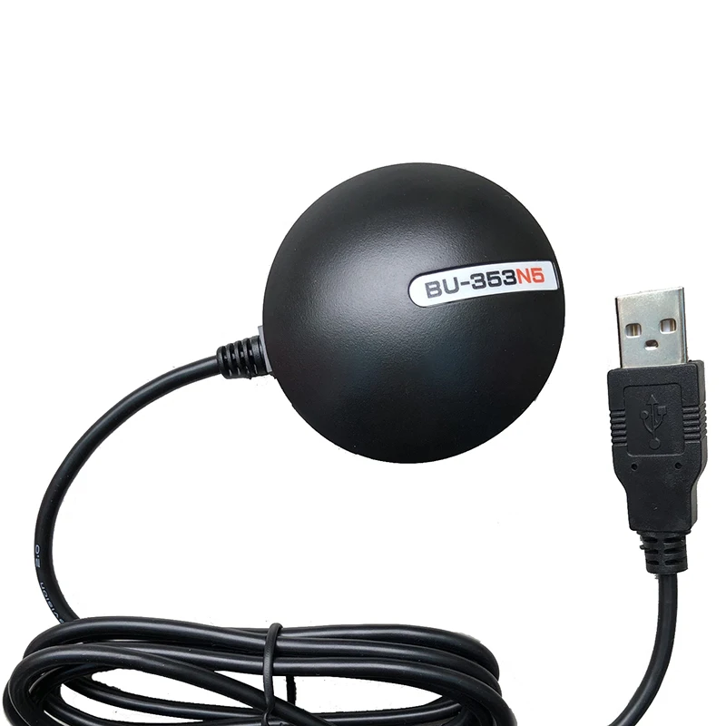 GlobalSat BU-353N5 USB GPS Receiver Satellites Navigation Position Enhancer MediaTek GPS GLONASS BDS QZS SBAS