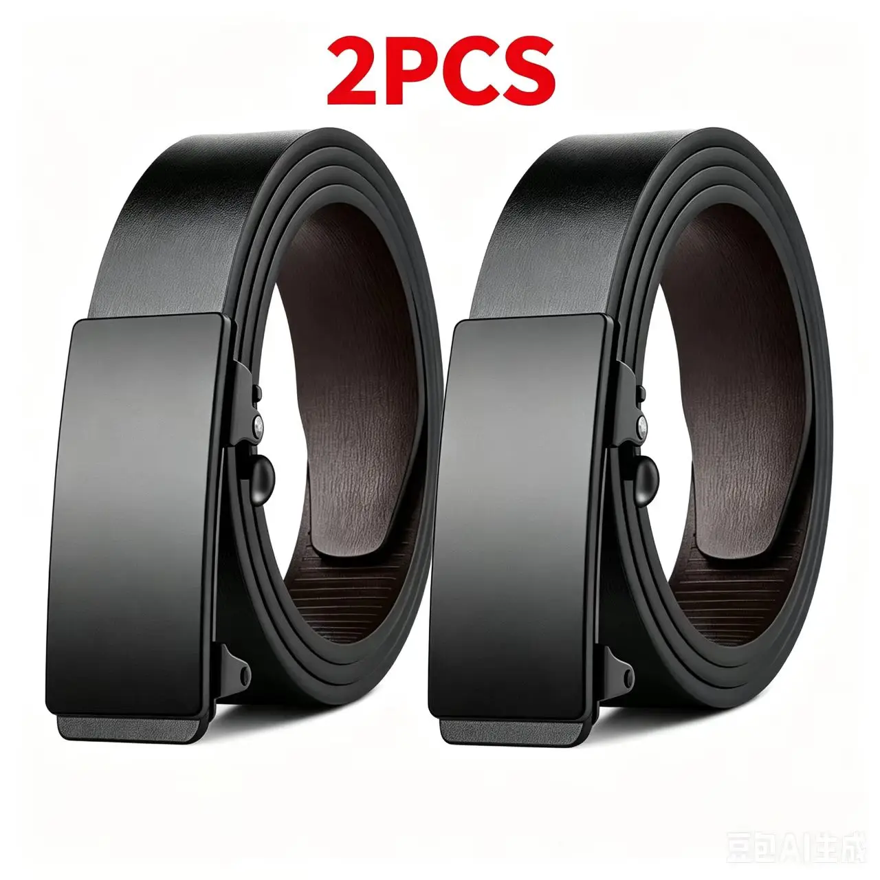 2PC Belts Famous Brand Belt Men Mens Belts Quality Luxury Leather Belt For Men Belt Male Strap Male Metal Automatic Buckle
