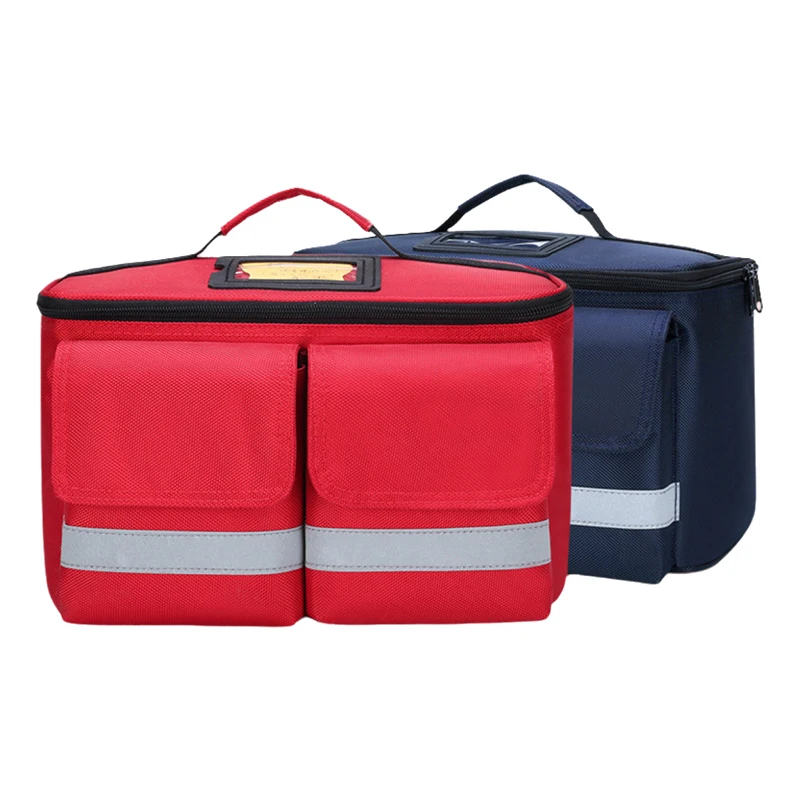 First Aid Kit Empty Waterproof Car Portable Multi-Layer Shoulder Medical Bag Outdoor Travel Rescue and Survival Emergency Use