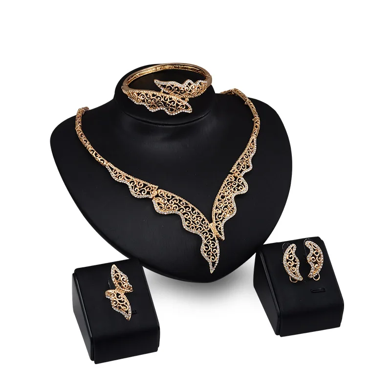 

Sunnice Gold Colorful Jewelry Sets for Women 18K Gold Plated Bridal Wedding Party Gifts