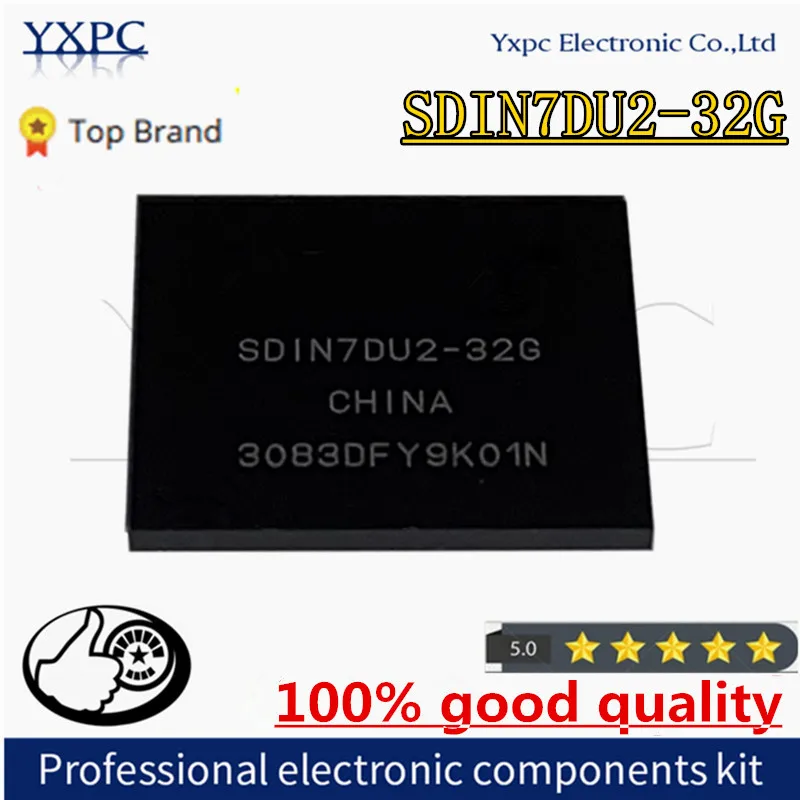 

SDIN7DU2-32G SDIN7DU2 32G BGA153 EMMC 32GB Flash Memory IC Chipset with balls