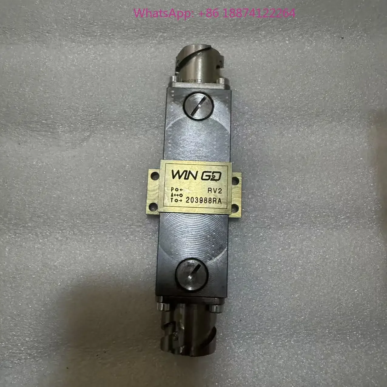 

WINGD 203988RA RV2 Common Rail Valve Marine Diesel Engine Fuel System Component High Quality Replacement Part