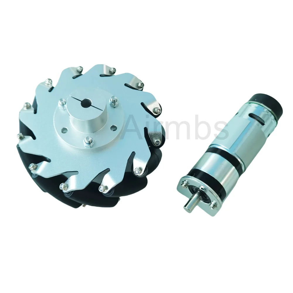 60 кг нагрузка, 4WD, 127 мм, колесо Omni Mecanum с двигателем постоянного тока 24 В, 120 Вт, двигатель с кодировщиком скорости для автомобиля-робота Arduino