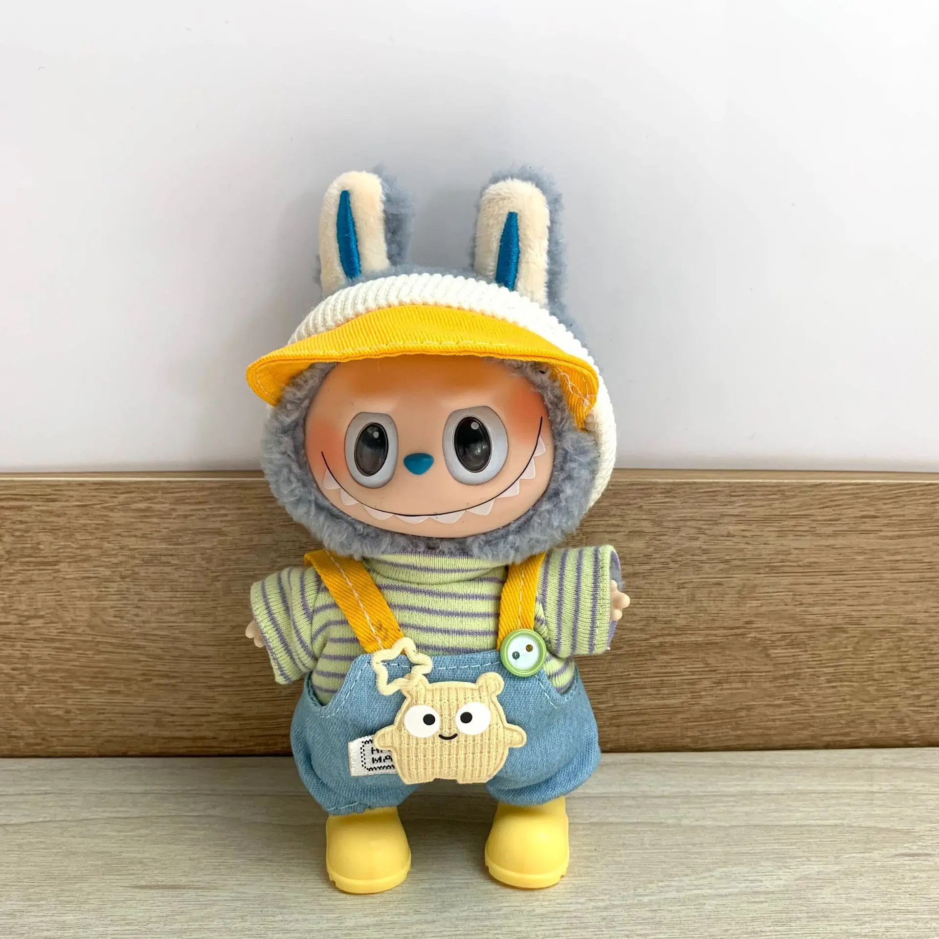 

Labubu Doll Clothes 1st-3rd Gen Labubu 17CM Labubu Dolls Wearable Clothes LABUBU Pendants Replaceable Gardener Outfit