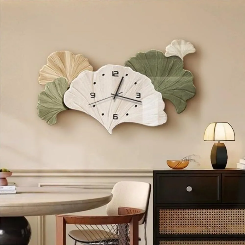 

Imitation 3D Wall Decor Clock, Wall Lamp Painting, Modern Wall Sculpture, Plug-in Power Supply Relief LED Decorative Painting fo