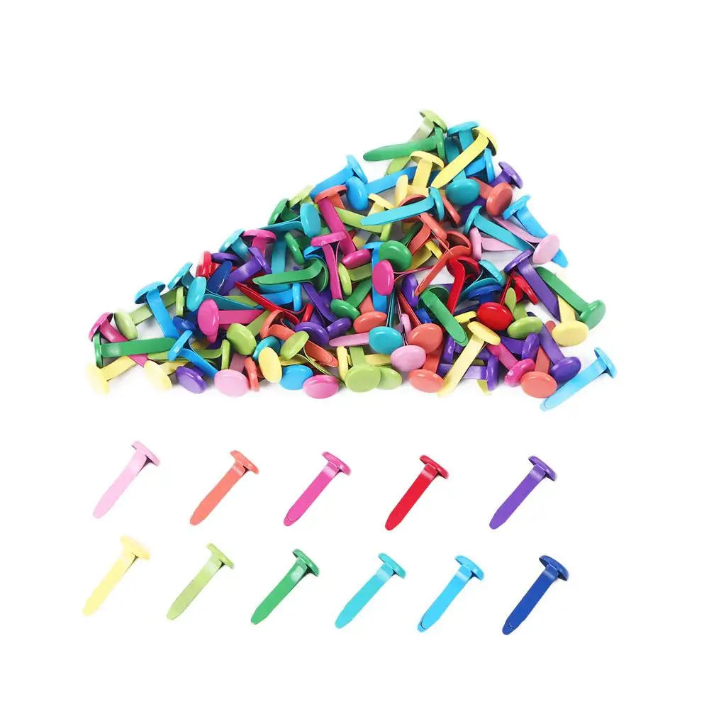 

DIY круглая головка для скрапбукинга, художественный проект, школьные застежки, принадлежности для скрапбукинга, застежки для бумаги, аксессуары для рукоделия