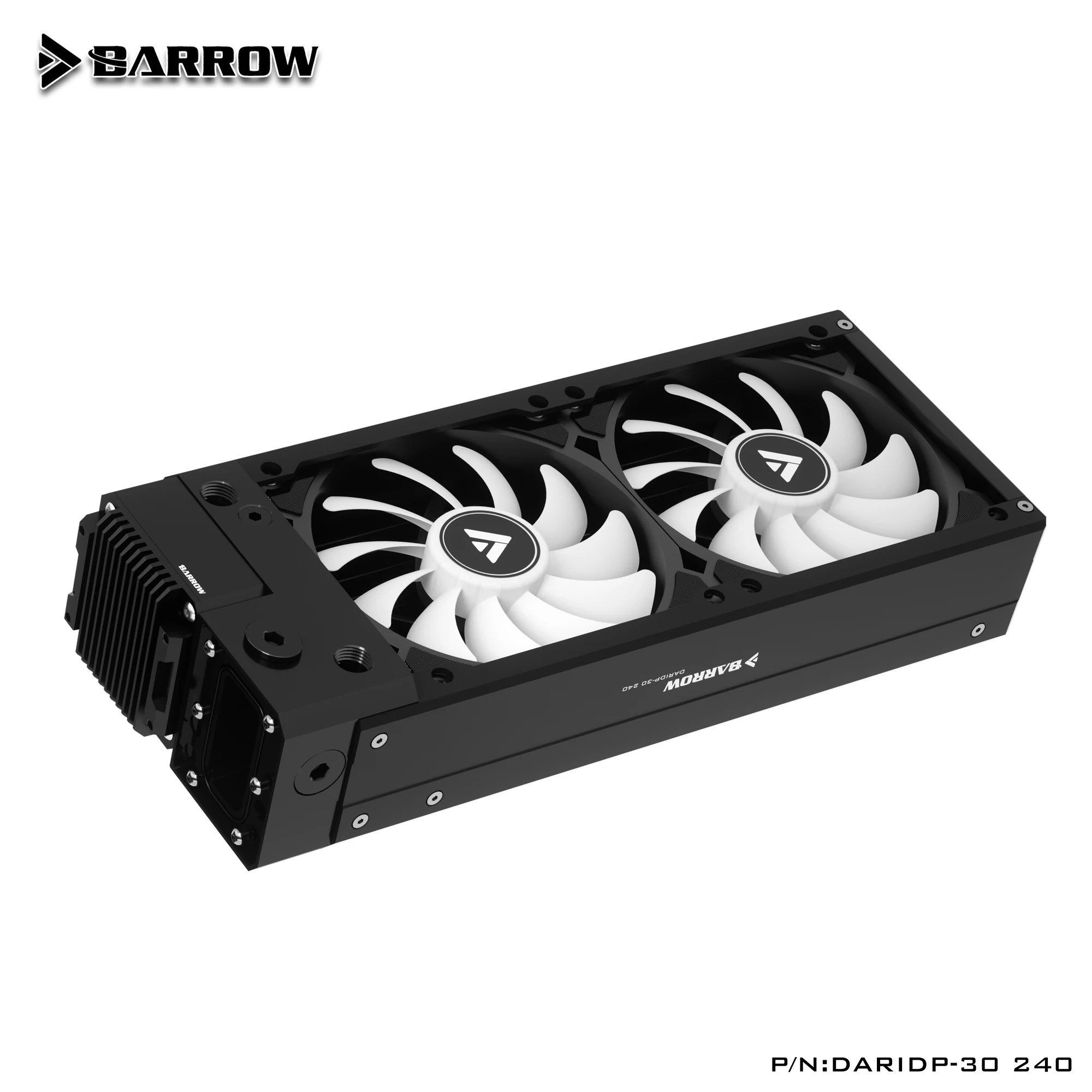 

BARROW 240mm Radiator+17W PWM Pump+Fan Integrated ITX Case Integration Solution Copper Water Discharge Liquid Heat Exchanger